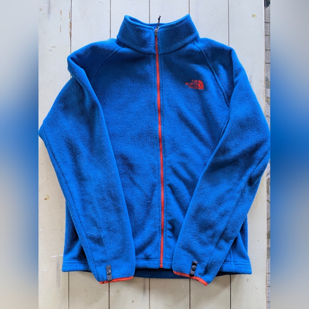 MENS NORTHFACE FLEECE FULL ZIP - SIZE M